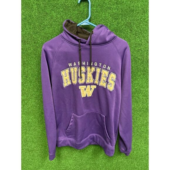 Nike University Washington Purple & Black Hoodie Sweatshirt Unisex SZ M Unisex - Picture 1 of 6